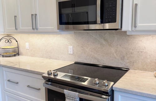 Grandezza Condo | Luxury finishes in this 2+ bedroom condo with WiFi and AC in Sunny Estero