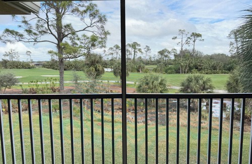 Grandezza Condo | Luxury finishes in this 2+ bedroom condo with WiFi and AC in Sunny Estero