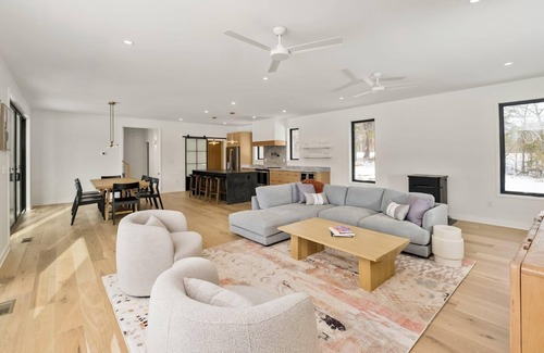 Afton House | Luxury Home w/Mountain Views, Hot Tub, EV Charger, Play Equipment
