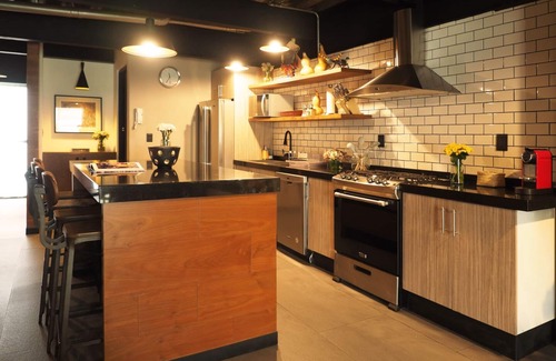 Granada Apartment | Luxury Industrial-style with Balcony in Polanco, Mexico City.