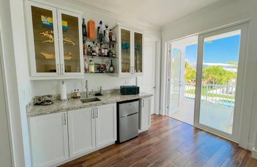 Lime Grove Estates House | Luxury Key Largo Ocean View Pool Jacuzzi Home with Boat Slip