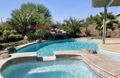 Queen Creek House | Luxury new home, pool/spa, putting greens, mist system, pool table