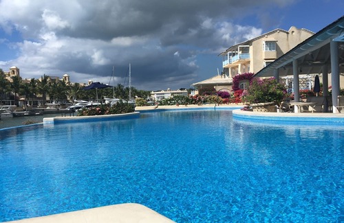 Douglas Condo | Luxury one bed apartment at Port St Charles Marina, with views of the Caribbean