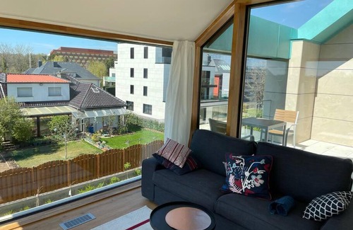 Neudorf-Weimershof Apartment | Luxury Penthouse in Kirchberg, Terrace & Parking