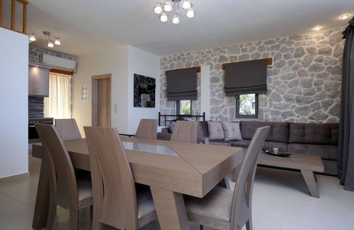 Tsoukaladhes Villa | Luxury stone Villa Angela unrestricted view of the Ionian Sea