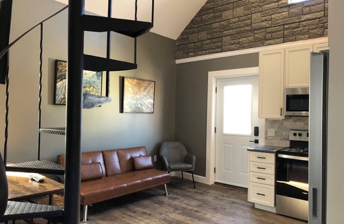 Inner Harbour Apartment | Luxury, top floor suite with free parking space. Walking distance to downtown!