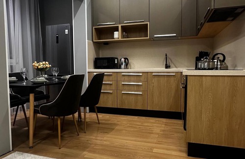 Almaty Apartment | Luxury two-room apartment with breathtaking mountain and Mega Mall views