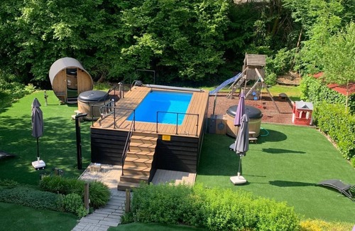 Arnoldstein House | Luxury vacation homes with Hot tub, Sauna and Pool near Italy and Slovenia.