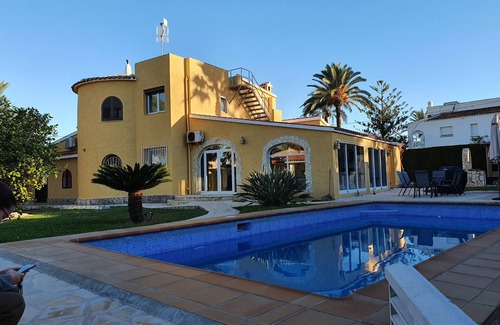 Almadrava Beach Villa | Luxury villa 200 m. on the beach pr.pool, 1250sqm garden, wellness, darts, table tennis