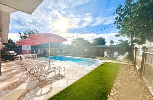 Port Canaveral Villa | Luxury Villa 3 Blocks from the Beach with Pool a Fire Pit and Outdoor Oasis