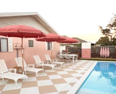 Port Canaveral Villa | Luxury Villa 3 Blocks from the Beach with Pool a Fire Pit and Outdoor Oasis