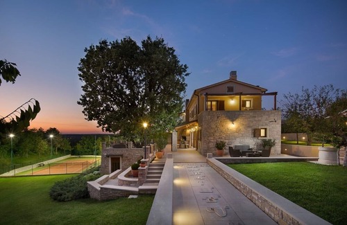 Kapelica Villa | Luxury Villa Labin Palace I with private pool, tennis and golf court in Labin - Istria
