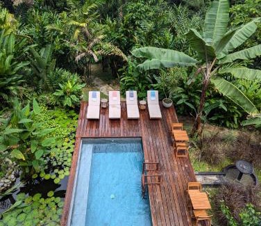 Bocas del Toro Villa | Luxury Villa plus 2 Cabins Rainforest Estate Natural Swim Pond