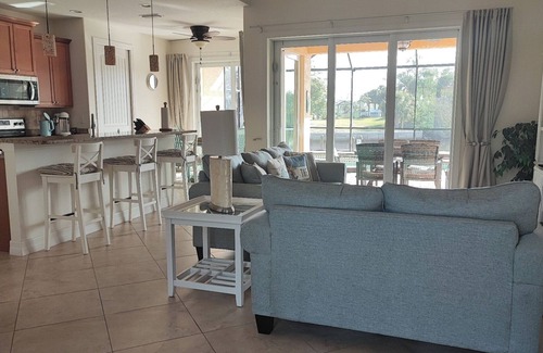 Port Charlotte Villa | Luxury villa with waterfront, boat dock and heated pool!