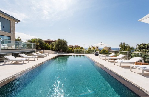Tersanas Villa | Luxury villa with peninsula & mountain view