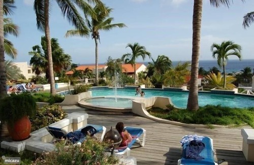 Piscadera Villa | Luxury villa with sea views in the secure Royal Palm Resort Pool