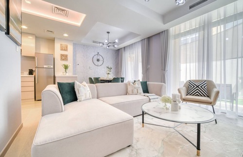 Dubai Ski Chalet | Magnificent 3BR Townhouse at DAMAC Hills 2 Aquilegia by Deluxe Holiday Homes