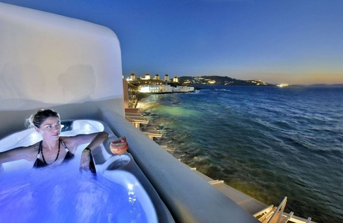 Little Venice Villa | Magnificent Mykonos Suite | Suite with Beautiful Aegean Sea Views and Outdoor.