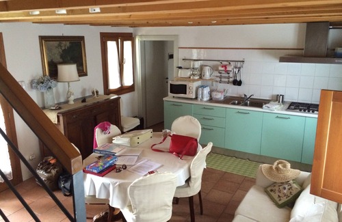 Olmo di Mira Apartment | Magnolia, charming residence in the Barchessa of Venetian Villa: Villa Pastori