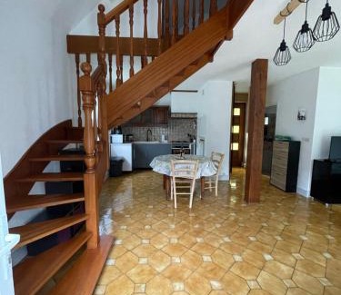 Priziac House | Maison en campagne avec chambre mezzanine