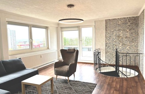 Region Hannover District Apartment | Maisonette Penthouse Laatzen - 5 min to trade fair