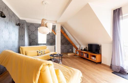 Jena Apartment | Maisonette Wohnung mit Blick über die Stadt