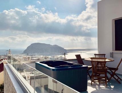 Arkasa Apartment | Majestic View Villa - Outdoor Jacuzzi