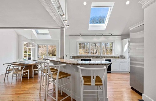Marstons Mills House | Marvelous Mistic: 474-MM Contemporary Cape House with Pool, Walk to Beach and Village