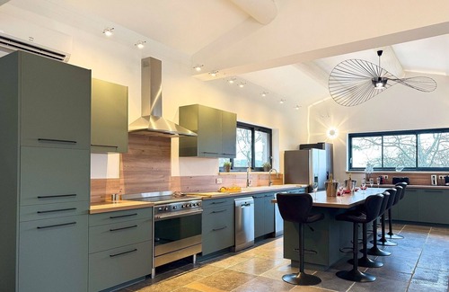 Saint-Romain-en-Viennois House | MAS 5* SPA SAINT QUENIN-26PEOPLE-AIR-CONDITIONING-HEATED POOL-JACUZZI-SAUNA