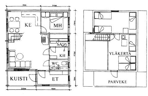 Rukatunturi House | Matkailumaja Heikkala Cottages