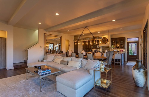 Banner Elk House | Maynard Rocks IV at Elk Creek - Hot tub, creekside setting, firepit