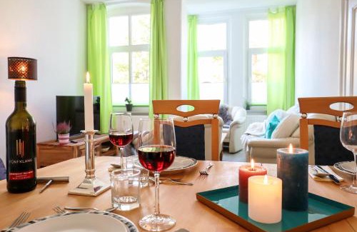 Magdeburg Apartment | MD-8 Kleiststrasse 4 - Zentral nur 5min bis zur Innenstadt - 2Schlafzimmer-Smart TV-Badewanne-Innenhoflage