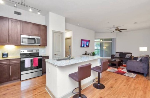 Astrodome Apartment | Med Center & MD Anderson 1 mile | King Bed | Pool