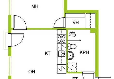 Espoo Apartment | Metsämansikan helmi