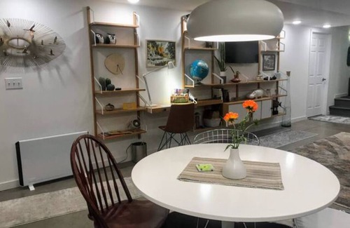 Black River Falls Apartment | Mid-Century Modern on the River