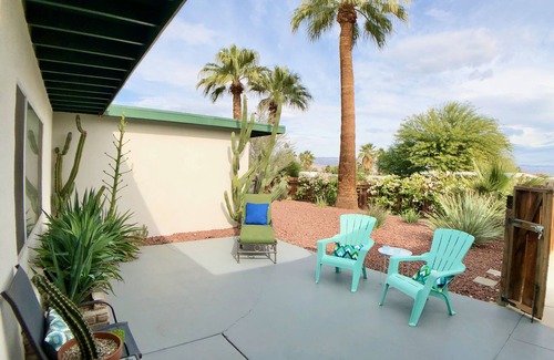 Cathedral City Cove House | Mid-Century Retreat with New Saltwater Pool and Spa