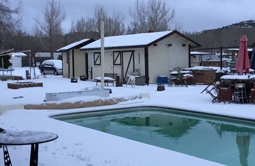 Pine Valley Apartment | Mini Dude Ranch. nWorking Horse ranch, studio, Pet friendly, Mountain Views