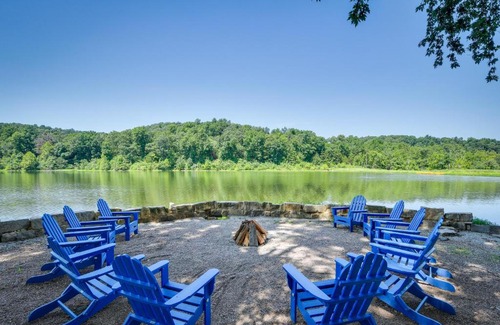 Saint Mary House | Missouri Castle with Private Lake, Pool and 100 Acres!