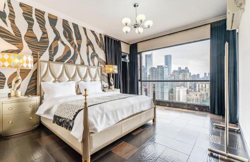Yuzhong Apartment | Misty Nest High Altitude River View B&B Hongyadong Branch