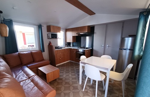 Saint-Jean-du-Gard House | Mobil-home 6 pers | Clim, terrace, river | Camping with swimming pool - Mialet
