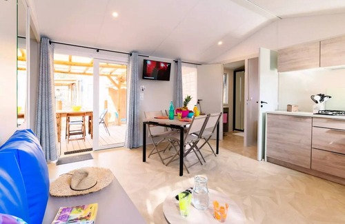 Asserac House | Mobil-home Premium Sable Side 3 Zimmer 4 Personen + TV