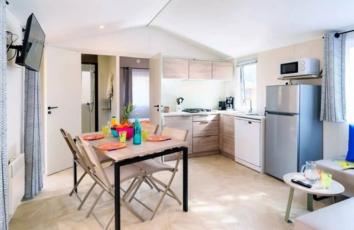 Asserac House | Mobil-home Premium Sable Side 3 Zimmer 4 Personen + TV