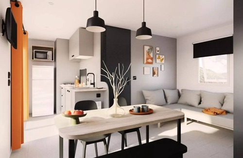 Vic-sur-Aisne House | Mobil-home Terrasse Lounge