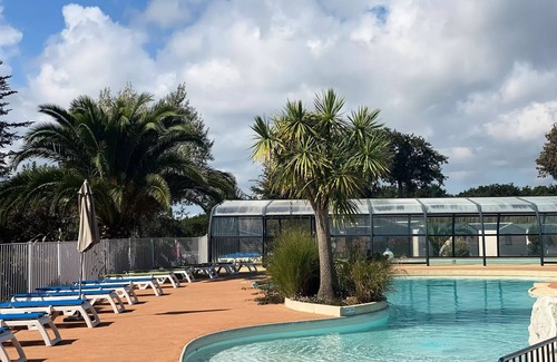 Combrit House | Mobile home ● Aufgedeckte Terrasse
