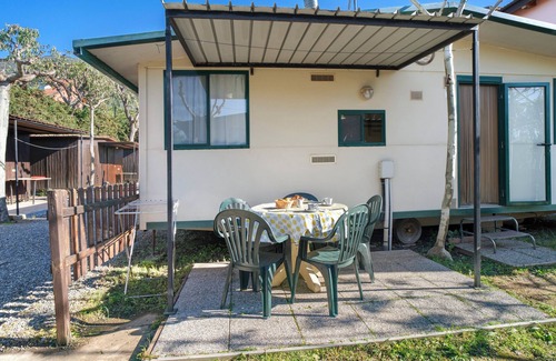 Albenga House | Mobile Home "Casa Mobile Lux La Pineta 21" with Shared Pool, Private Terrace & Wi-Fi