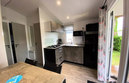 Combrit House | Mobile home Einfache Terrasse