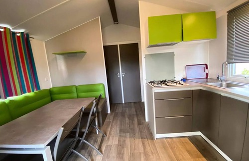 Combrit House | Mobile home Einfache Terrasse