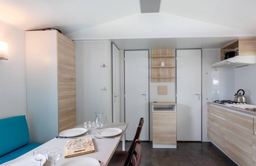 Angles RV Rental | Mobile Home 'Mobil-home' with Shared Pool and Private Terrace