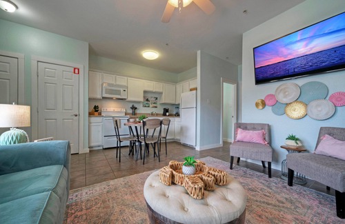 Port Aransas Condo | Modern 1BR Escape | Pet & Boat Welcome, Walk to Shore | Costa Bahia 106