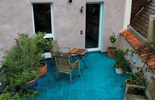 Heidelberg-Kirchheim Apartment | Modern 2-room flat with huge roof terrace in Heidelberg